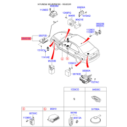 Блок управления, сеть датчиков (CAN) 95400-3K425 Mobis