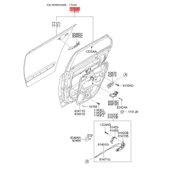Дверь, кузов правая 77004-1D010 Mobis
