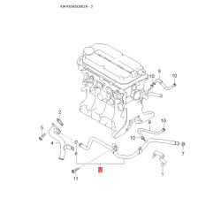 Коллектор, система выпуска 28510-2X610 Mobis
