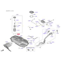 Кільце ущільнювальне паливної системи 31123-3X000 Mobis