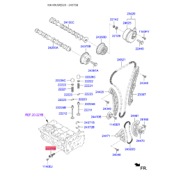 Клапан регулятора распределительного вала 24375-2G500 Mobis