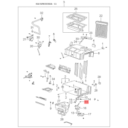 Супорт гальмівний без колодок лівий 58180-38A00 Mobis