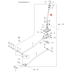 Фара основная правая 0K34W-51030C Mobis