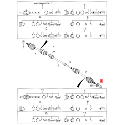 Шкив инерционный (муфта) генератора 37321-3E100 Mobis