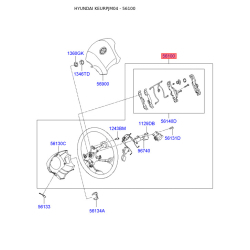 Кермо (рульове колесо) в зборі 56110-2E781Z9 Mobis