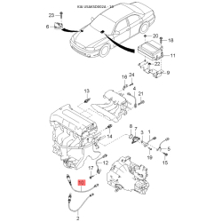 Ремкомплект гальмівного супорта 0K9A4-26641 Mobis