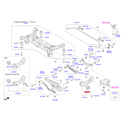 Сайлентблок заднього поздовжнього важеля лівий 55290-C1100 Mobis