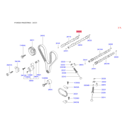 Шпонка рапредвала 24323-26601 Mobis