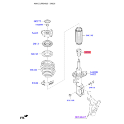 Пилозахисний комплект амортизатора 54626-C1000 Mobis