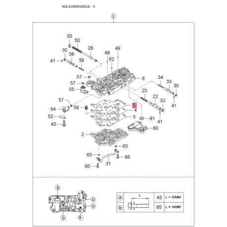 Дзеркало зовнішнє заднє праве 0K2FG-69120XX Mobis - 0K2FG69120XX - схема з каталогу 5, EURKRS002A 0K2FG69120XX