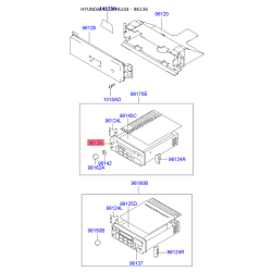 Магнітола 96124-2D000 Mobis