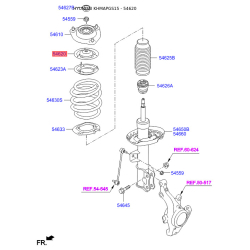 Опорное кольцо, опора стойки амортизатора верхнее 54620-3X000 Mobis