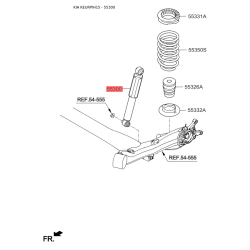 Амортизатор 55300-1W001 Mobis
