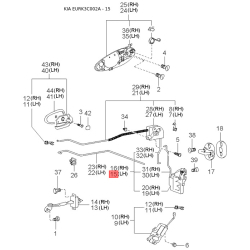 Рукав повітрозабірника, повітряний фільтр 28192-38000 Mobis