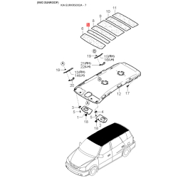 Вентилятор радіатора охолодження 0K2FA-15210 Mobis