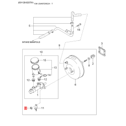 Облицювання / захисна накладка, боковина праве 0K30A-50991 Mobis