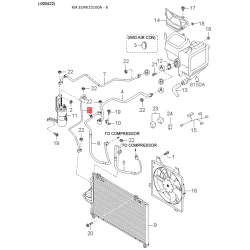 Замок (циліндр) з ключами бічних дверей лівий 0K2AC-76920A Mobis