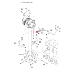 Топливный шланг 0K2AC-42231 Mobis
