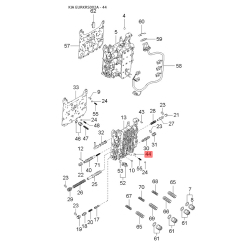 Крышка, подшипник ступицы колеса 0K211-17628A Mobis