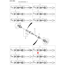 Держатель запасного колеса 0K30B-56960 Mobis