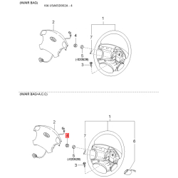 Прокладка передньої пружини нижня 0K201-34013B Mobis