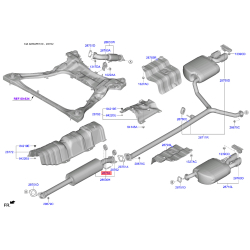 Подушка кріплення випускної системи 28761-C1500 Mobis
