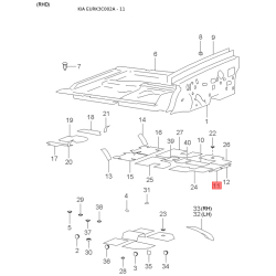 Прокладка трубы выхлопного газа 28765-34050 Mobis