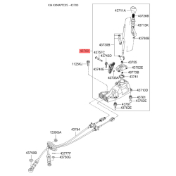 Важіль перемикання передач МКПП 43700-1G100VA Mobis