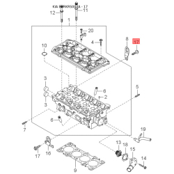 Шланг, вентиляція картера 26720-23900 Mobis
