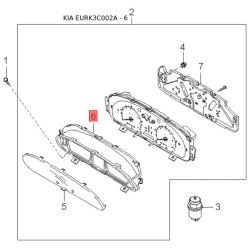Кільце ущільнювальне передньої кришки мотора нижнє 21354-38002 Mobis