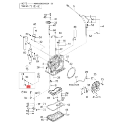 Гальмівна стрічка, автоматична коробка передач 45688-2Z100 Mobis
