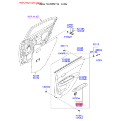 Блок кнопок склопідйомника правий 83720-1E010AR Mobis