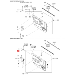 Топливопровод 0K30A-4261YB Mobis