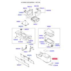 Центральная консоль комлекующие 84610-26000YD Mobis