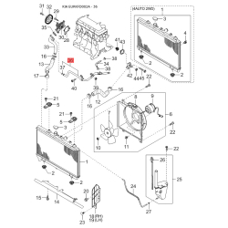 Блок управления, впрыскивание топлива 39110-2X166 Mobis