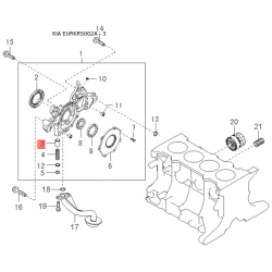 Крепление воздушного фильтра 0K72C-13364 Mobis