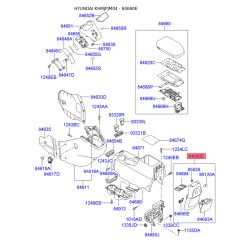 Центральная консоль комлекующие 84690-2E200U7 Mobis