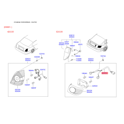 Ліхтар задній 92415-2D510 Mobis