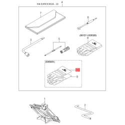 Прокладка (уплотнитель) крышки ремня распредвала верхняя 21364-38003 Mobis