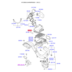 Фільтр повітряний 28111-3K010 Mobis