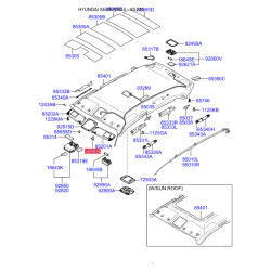 Солнцезащитный козырёк 85235-2E000E3 Mobis