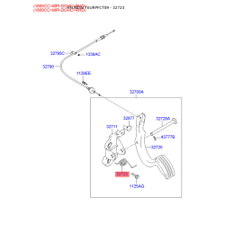 Пружина прижимная колодок стояночного тормоза 32723-26100 Mobis