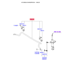 Стабилизатор в сборе или голый 54801-1G000 Mobis