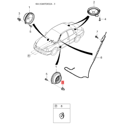 Постійно негативний кабель (мінус) 37270-21302 Mobis