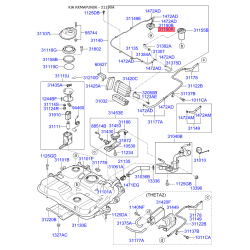 Клапан вентиляции топливного бака 31190-1D200 Mobis