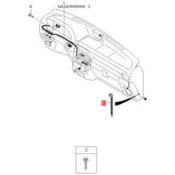 Защита (пыльник, щит) поворотного кулака MB014-33041 Mobis