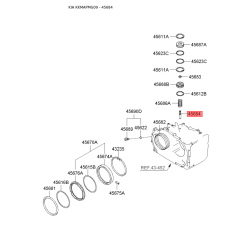 Тормозная лента, автоматическая коробка передач 45684-39500 Mobis