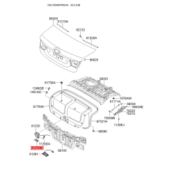 Упор (отбойник) крышки багажника 81210-2G010 Mobis