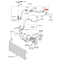Розширювальний клапан, кондиціонер 97626-1D210 Mobis