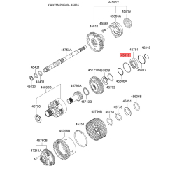Шайба упорная АКПП 45816-39020 Mobis